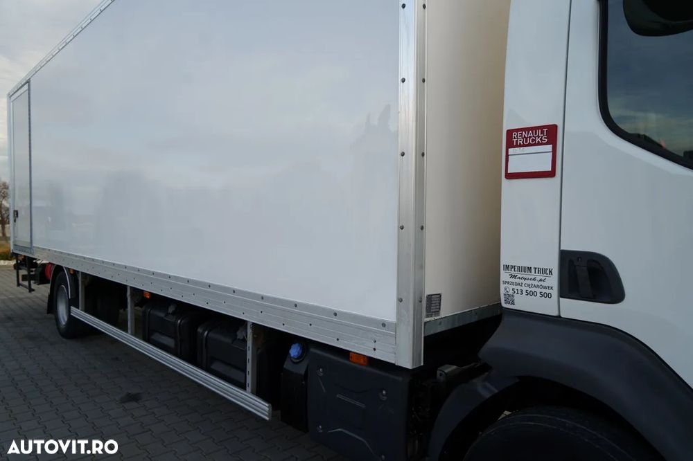 Renault D 210 / 4x2 / CONTAINER / 8,6 M / PODEA RESISTENTĂ / ELEVATOR DHOLLANDIA - 15