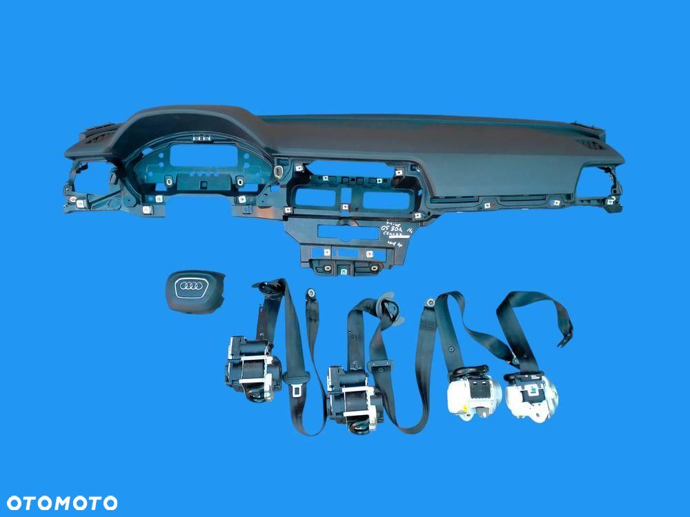 AUDI Q5 80A KONSOLA / HEAD UP / DESKA / AIRBAG / PASY / CZARNA / ORYGINAŁ - 1