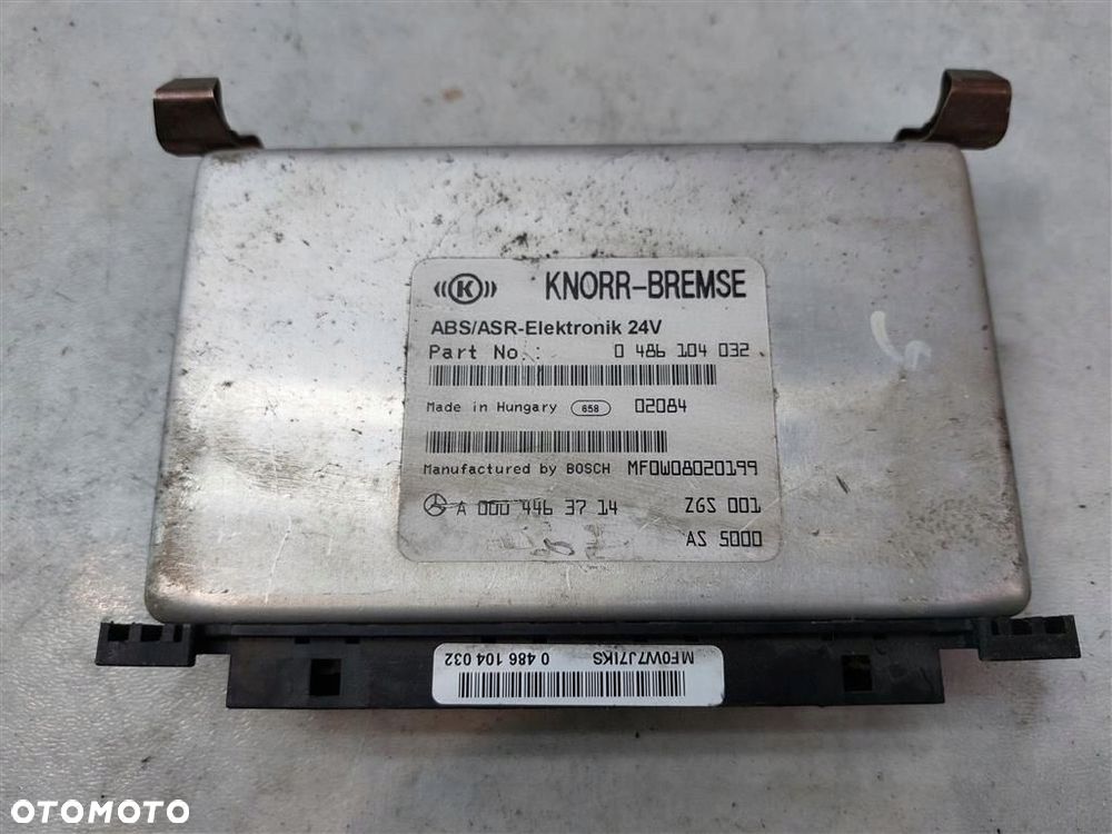 Moduł sterownik ABS Mercedes Atego KNORR-BREMSE A0004463714 0486104032 - 1