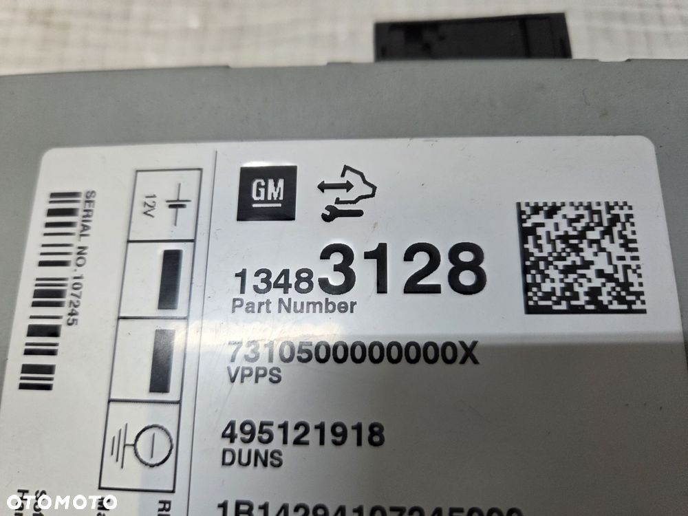 OPEL ZAFIRA C RADIO NAWIGACJA 23480434 Wyświetlacz 95247248 Moduł 13483128 - 5