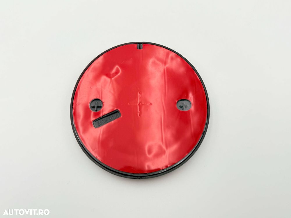 Set Embleme Compatibile Skoda fata/spate alb/negru 90/80 mm - 8