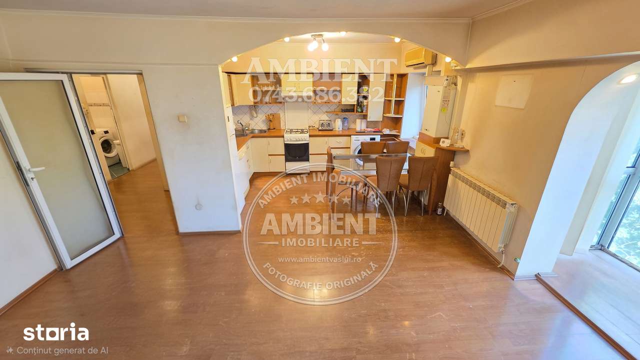 Apartament cu 4 camere, mobilat și utilat, VASLUI - zona ULTRACENTRAL — fotografia 3