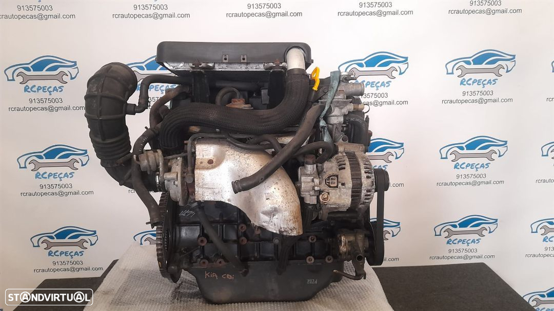MOTOR COMPLETO 2.9 CRDI 16V 144CV J3 CRDI KIA CARNIVAL II 2 MK2 HYUNDAI TERRACAN MOTOR ARRANQUE BIMASSA ALTERNADOR COMPRESSOR AR CONDICIONADO BOMBA DIRECAO DIREÇÃO TURBO INJETOR INJETORES - 4