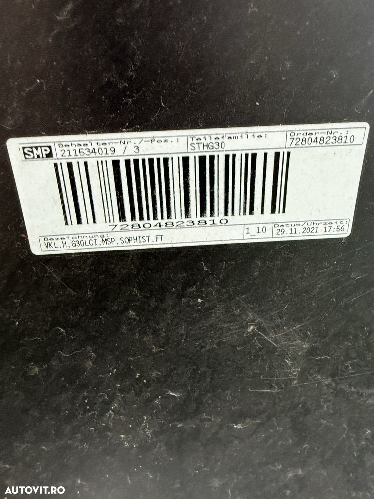 Bara spate Bmw seria 5 G30 lci facelift m pachet - 7