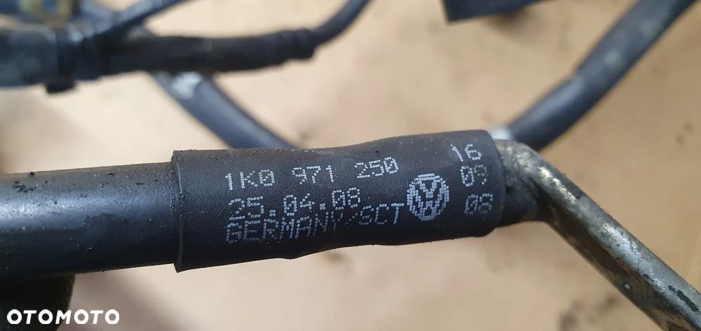 Klema minusowa kabel przewód VW Passat B6 1.4 TSI 1K0971250 - 9