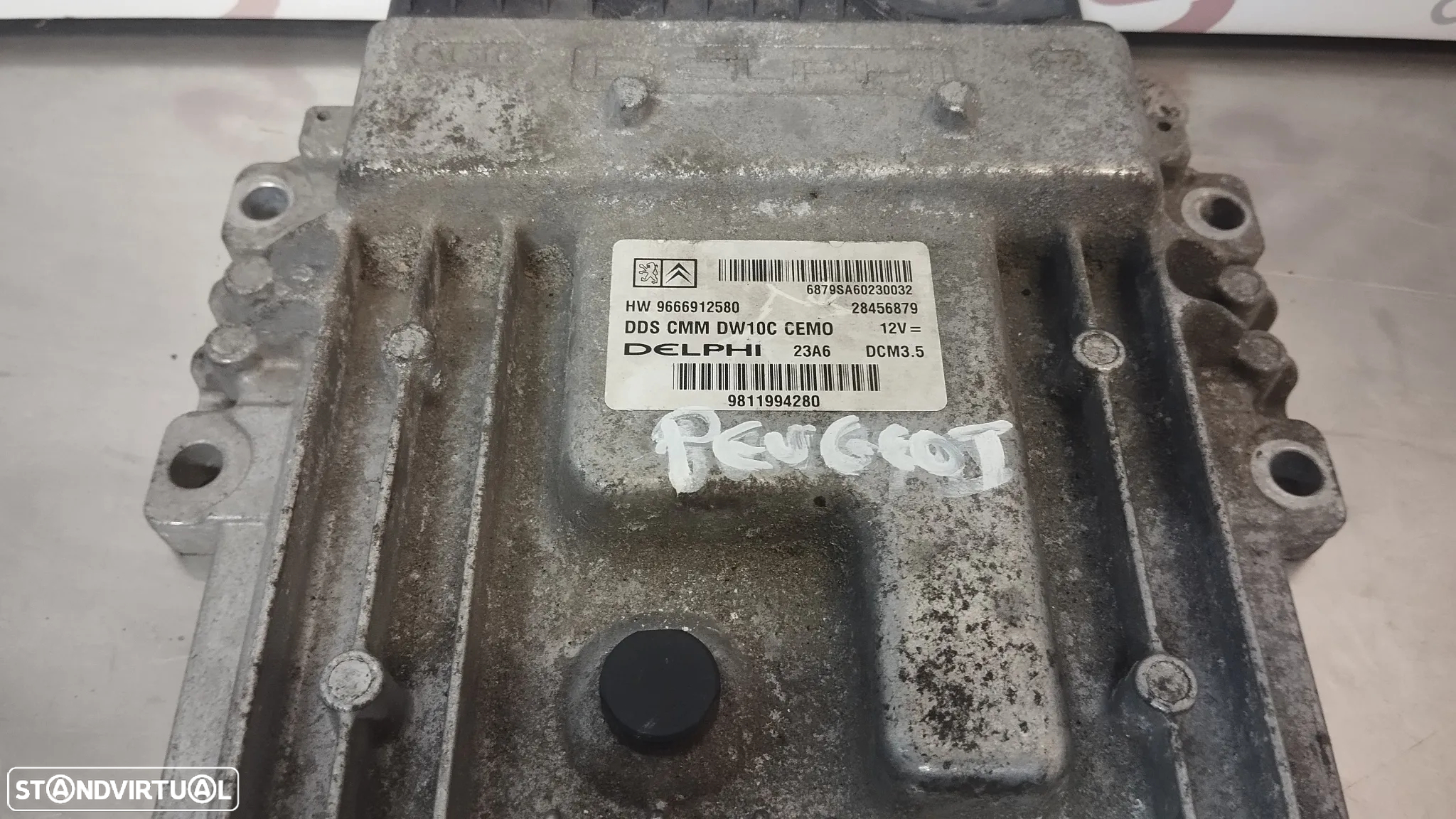 CENTRALINA / UNIDADE DO MOTOR PEUGEOT EXPERT / CITROEN JUMPY / FIAT SCUDO / TOYOTA PROACE 2.0HDI REF. 28456879 9666912580 9811994280 - 3
