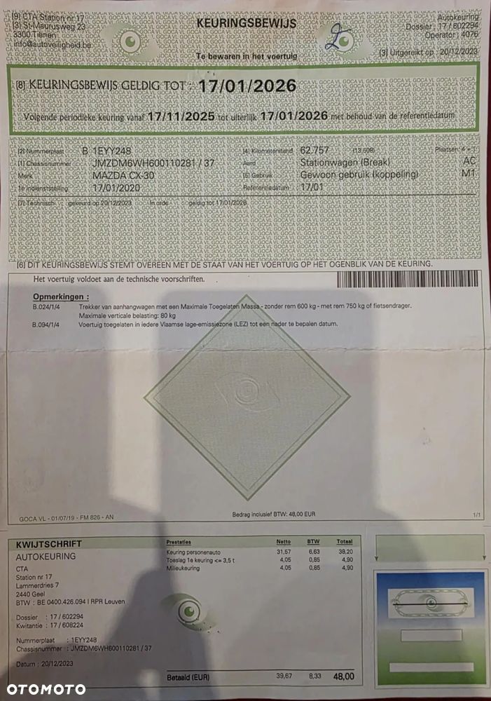 Mazda CX-30 SKYACTIV-X 2.0 M-Hybrid Edition 100 - 33