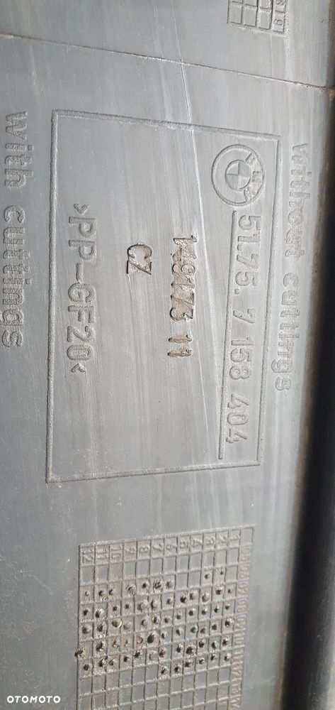 Osłona podwozia płyta prawa BMW X5 E70 7158404 7178548 - 6