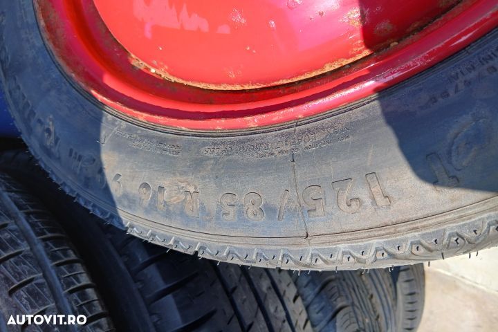 Roata de rezerva slim R16 125/85 R16 125/85 R16 Peugeot 308 T7 [2007 - 4