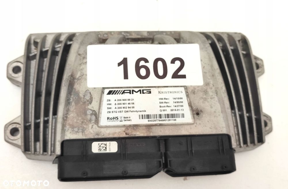 MERCEDES C KLASA W 205 C63 AMG MODUŁ STEROWNIK - 1