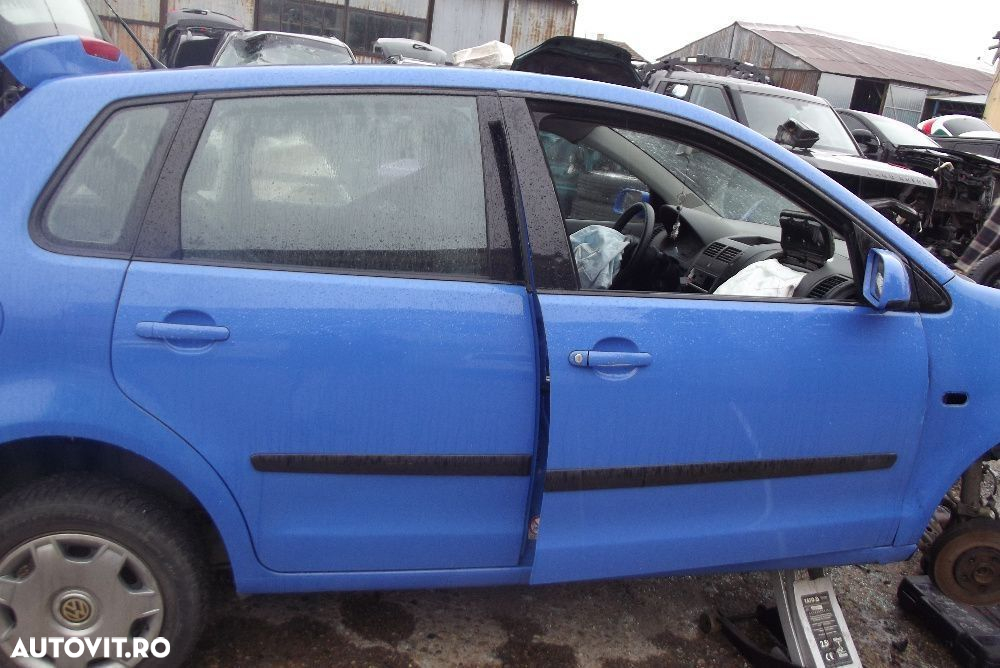 Usa VW Polo 9n 2002-2009 usi gri negre fata spate stanga dreapta - 5