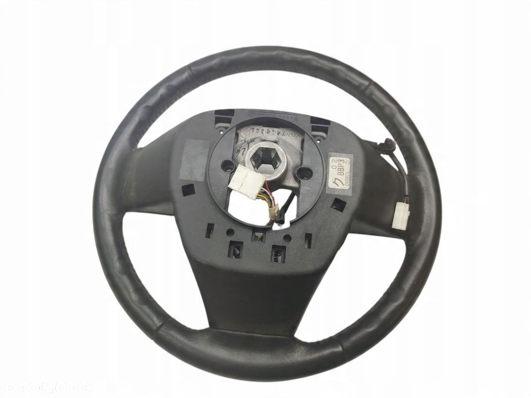KIEROWNICA SKÓRA PODUSZKA AIRBAG MAZDA 3 II BL MULTIFUNKCYJNA - 4