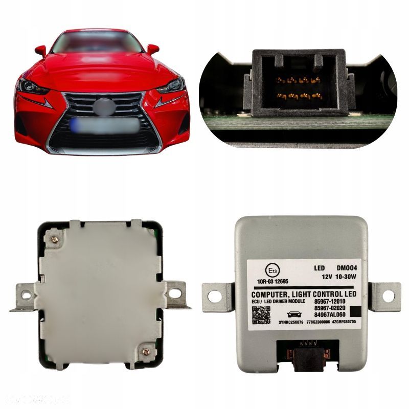 STEROWNIK MODUŁ PRZETWORNICA LIGHT CONTROL LED TOYOTA LEXUS 85967-12010 - 1