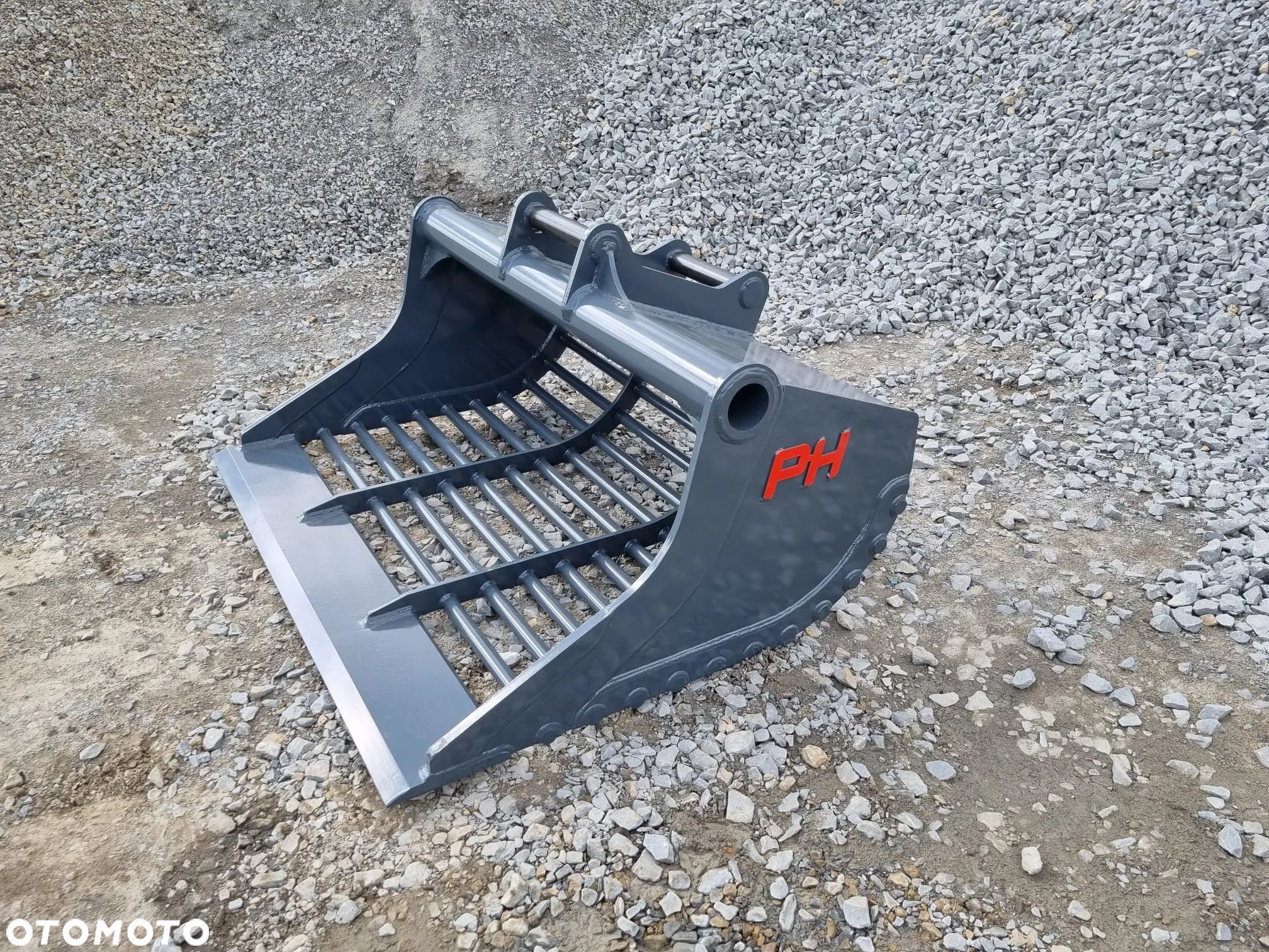 Nowa łyżka ażurowa przesiewowa S60 160cm HARDOX do koparki koparka Volvo Hitachi Cat 150 180 sortująca - 1