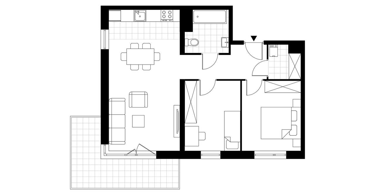 3-pokojowe mieszkanie 60m2 + balkon Bez Prowizji - Pełny obrazek: 3/14
