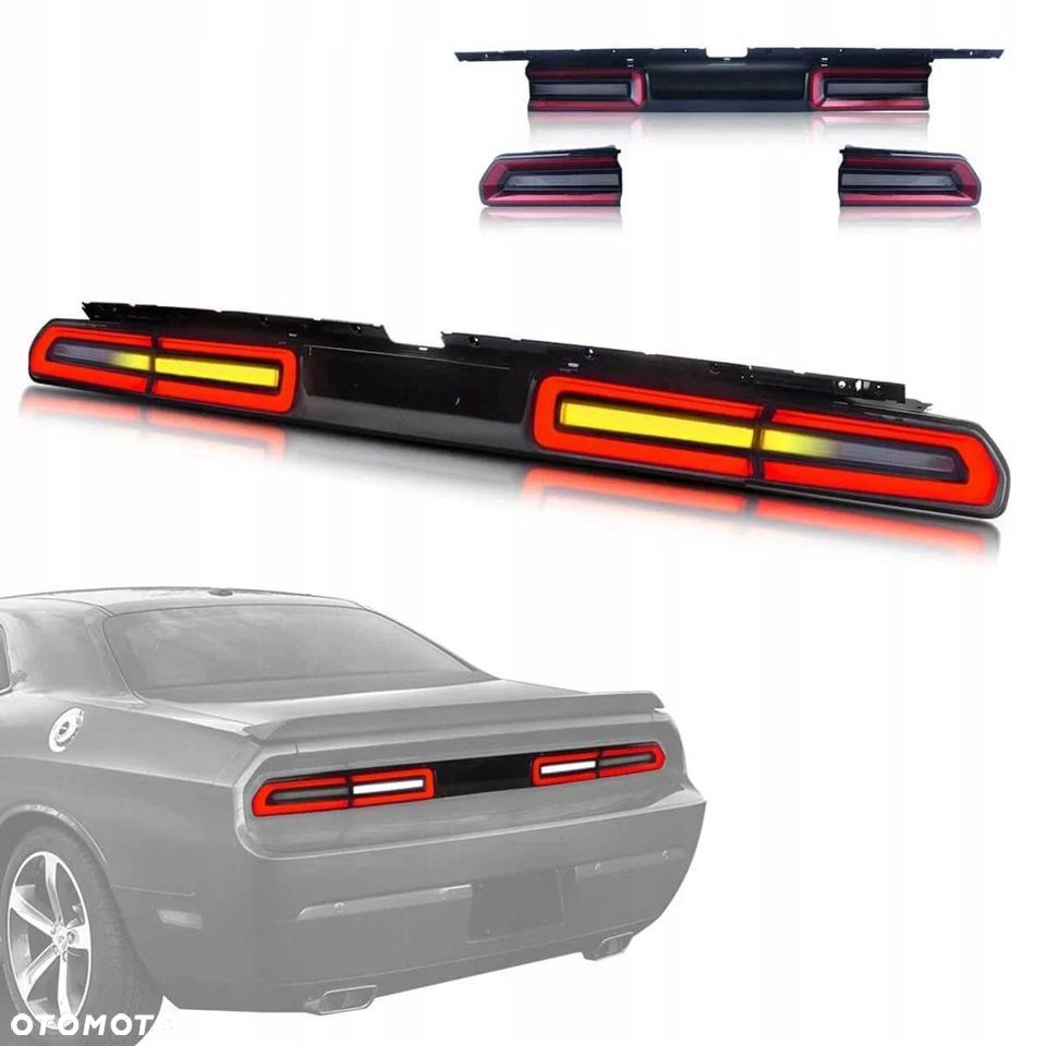 Lampy tyl Blenda kpl Red Vland Led LIFT look europa Dodge Challenger 08-14 - 3