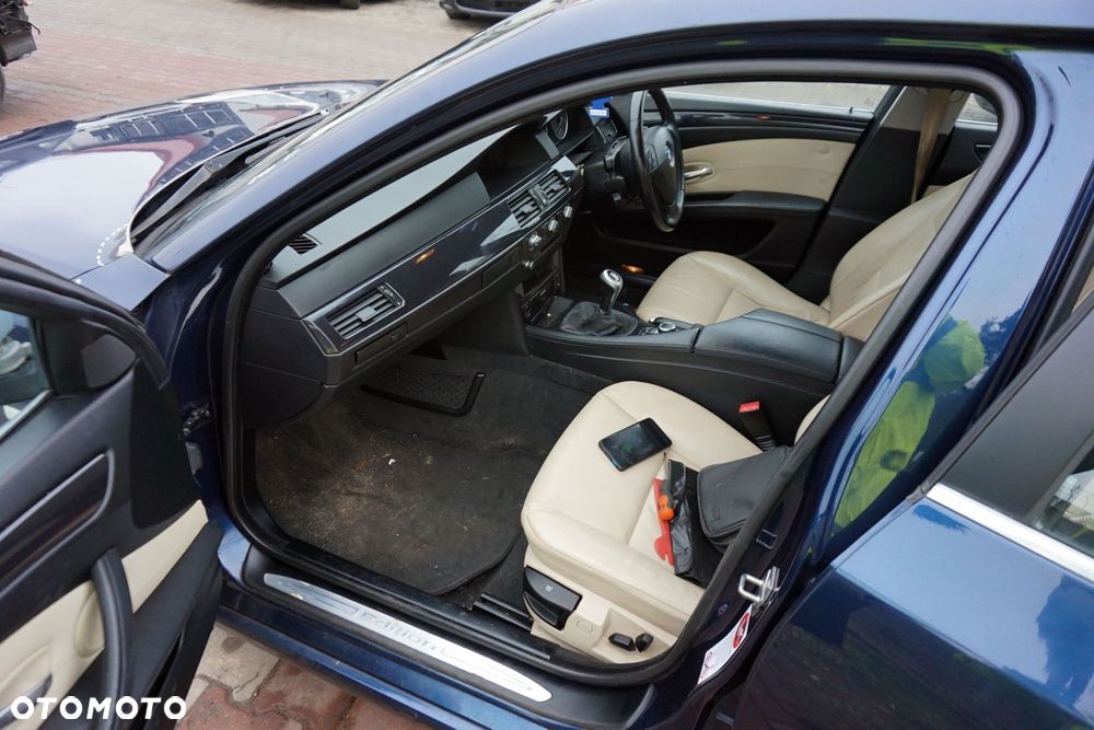 BMW 5 E60 LIFT LCI SEDAN 2009 A76 2.0 D N47D20A 177KM GS6-37DZ NIEBIESKI TIEFSEEBLAU na części - 10