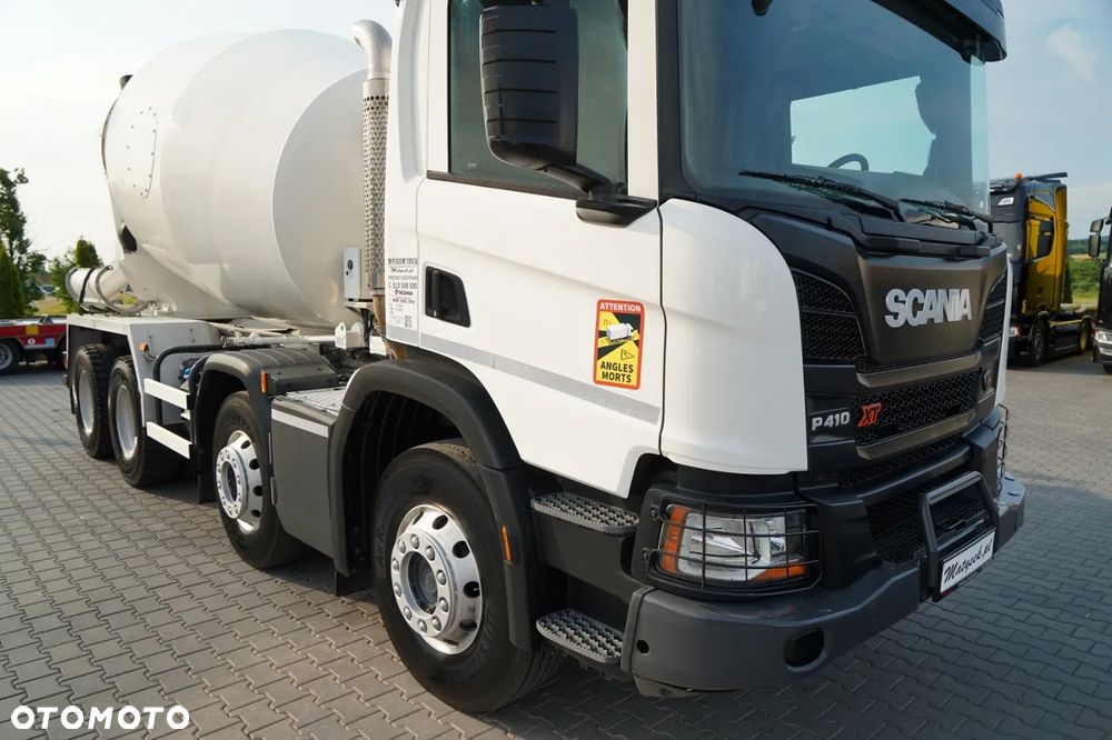 Scania P 410 XT / BETONOMIESZARKA / GRUSZKA / 9 m3 / EURO 6 / ALUFELGI - 9