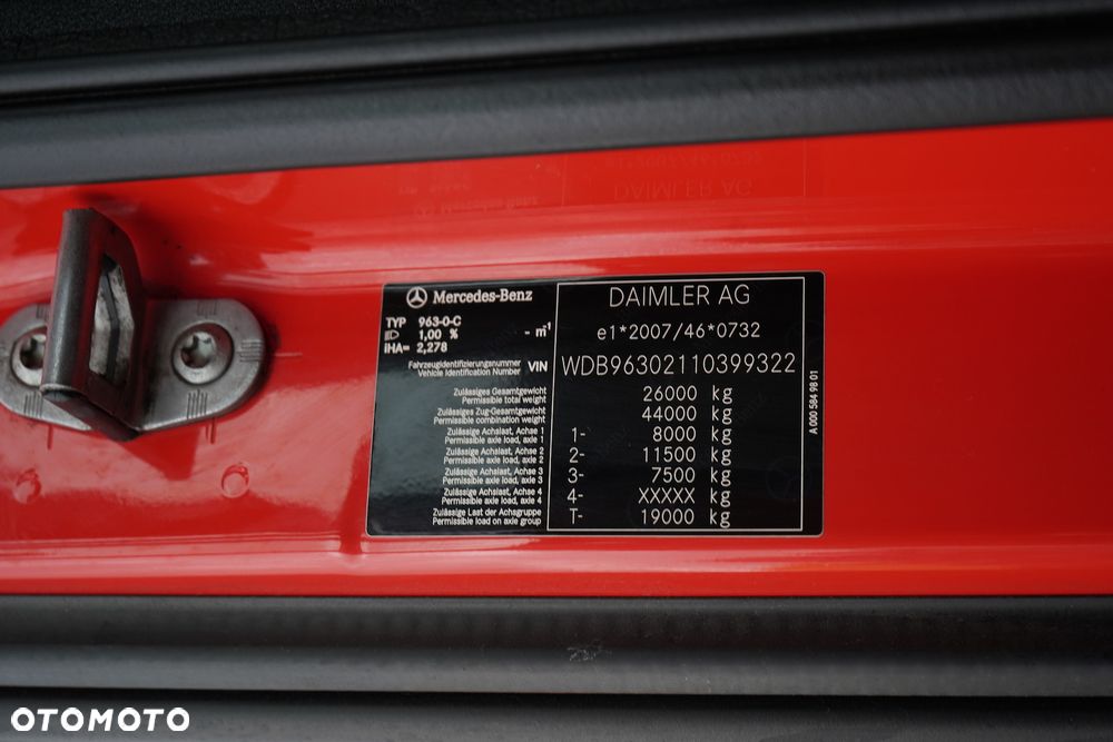 Mercedes-Benz ACTROS / 2548 / ACC / E 6 / ZESTAW PRZEJAZDOWY 120 M3 / OŚ SKRĘTNA - 11