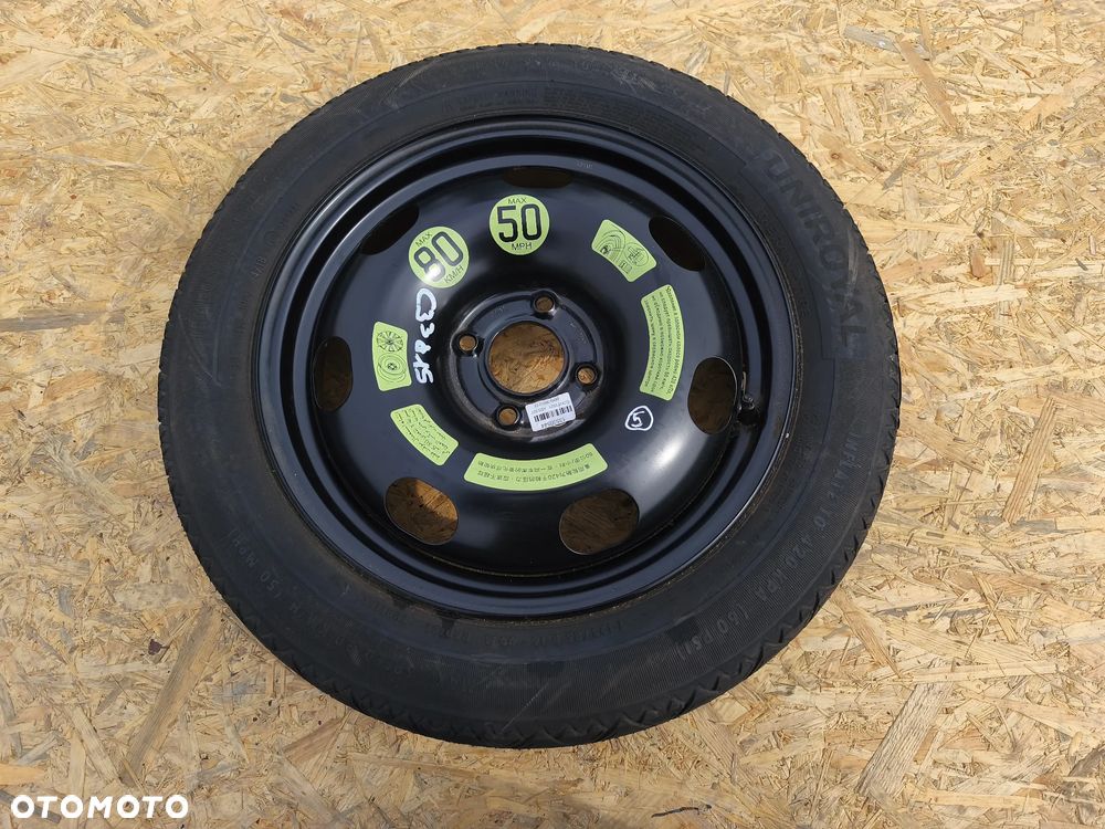 KOŁO DOJAZDOWE ZAPASOWE CITREON C3 III 208 II 15 CALI 4X108 - 1