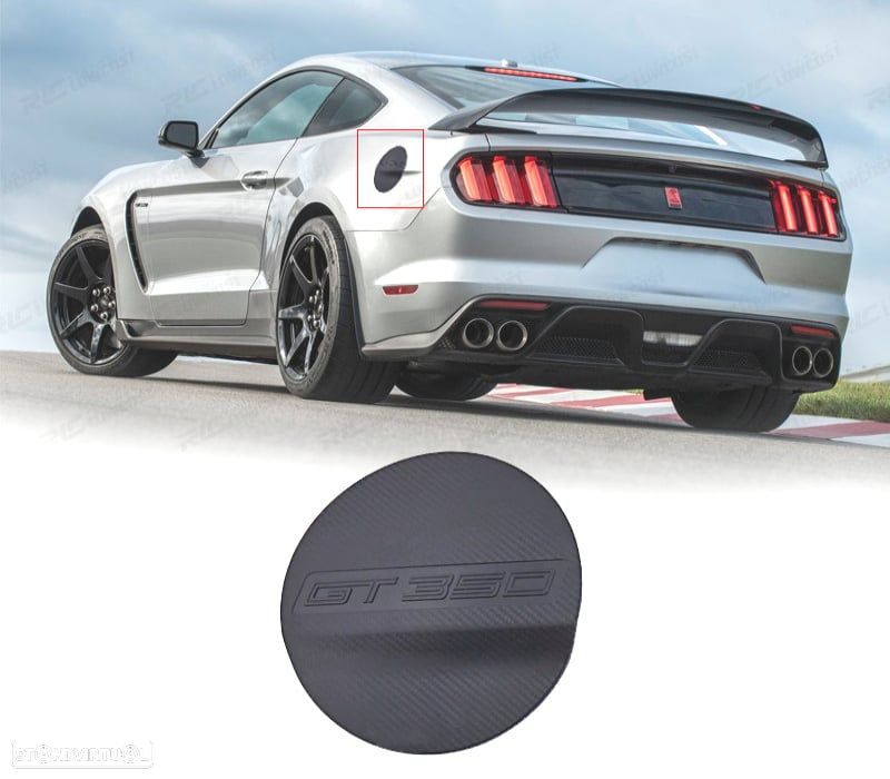 TAMPA DO RESERVATÓRIO FORD MUSTANG 15-20 LOOK GT350 - 1