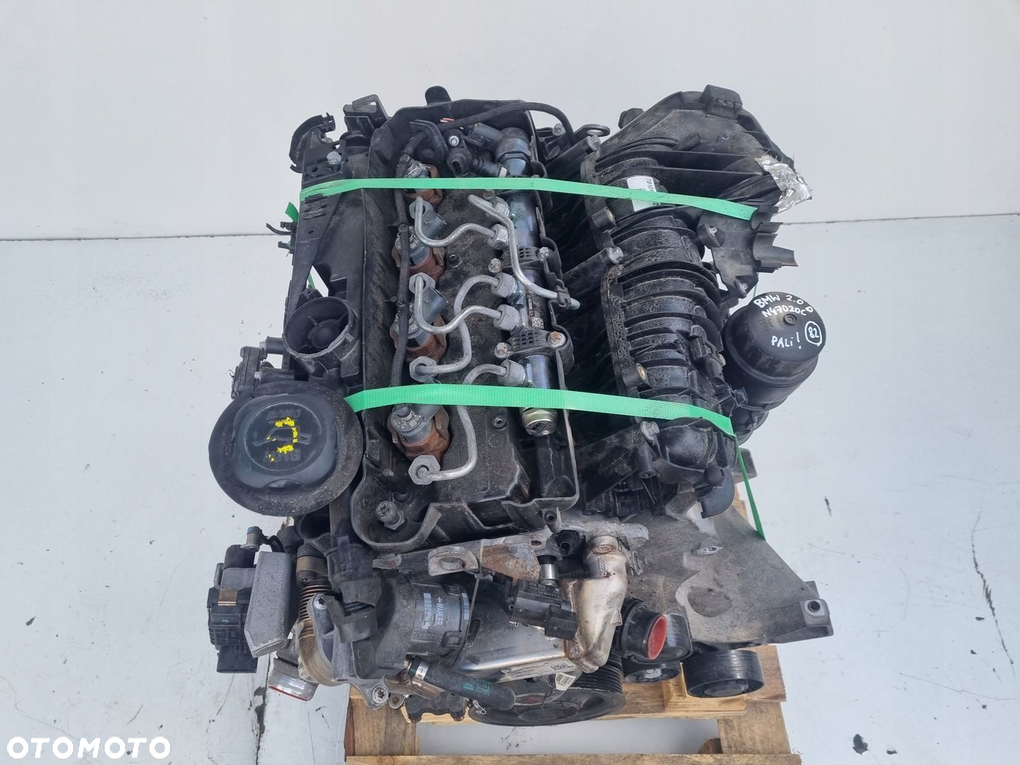 SILNIK BEZ OSPRZĘTU BMW E90 E91 E92 E93 2.0 D DIESEL ładnie pali N47D20C - 4