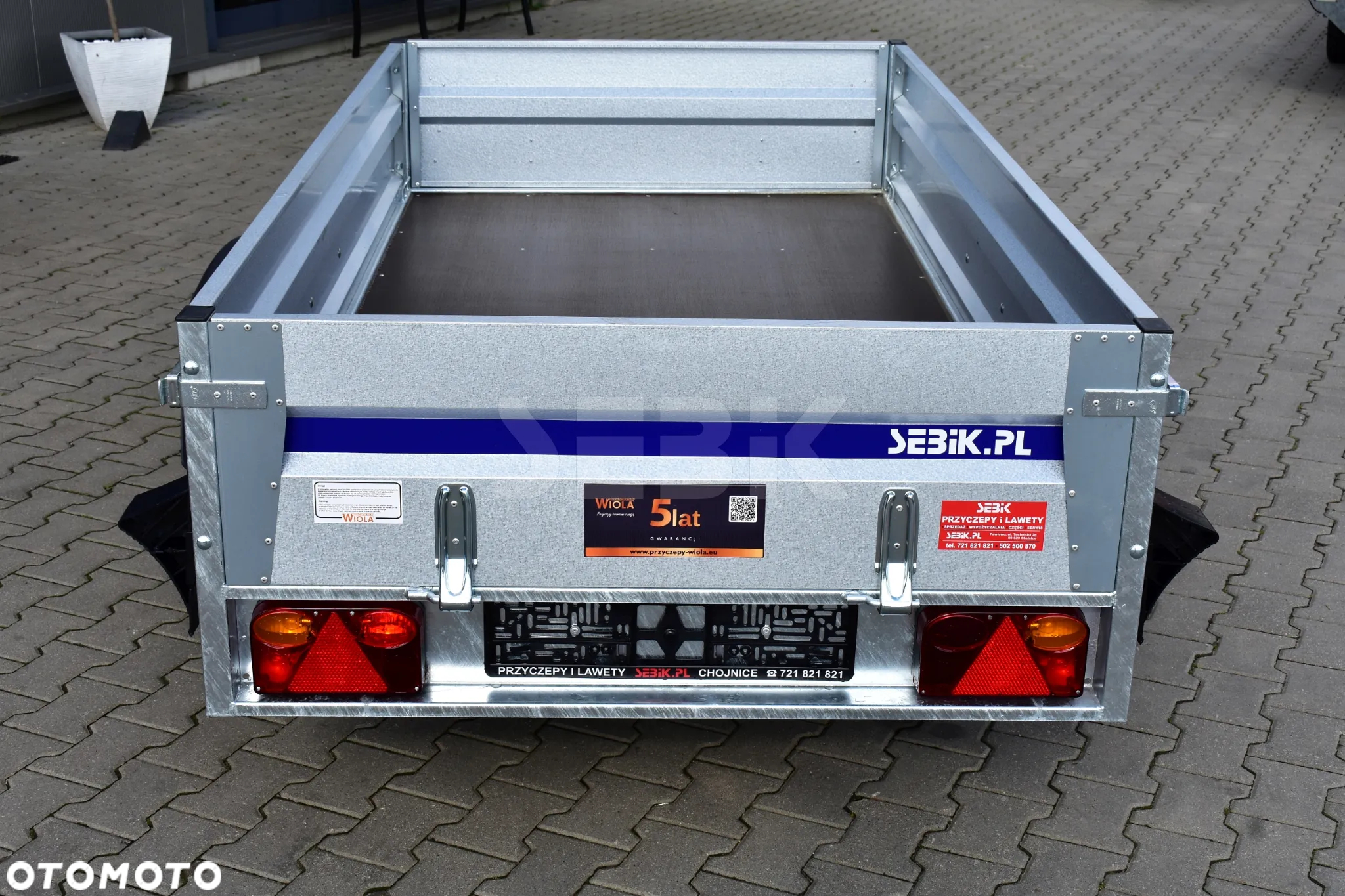 Wiola SUPER MOCNA PRZYCZEPA JEDNOOSIOWA WIOLA Krakus. Lekka do 750 kg. - 5