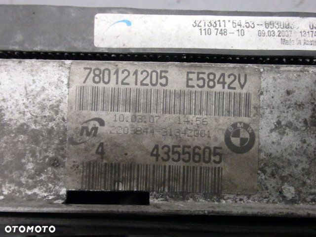 BMW E90 E91 KOMPLET CHŁODNIC WENTYLATOR  780121205 RAF-AUTO CZESCI BMW - 3