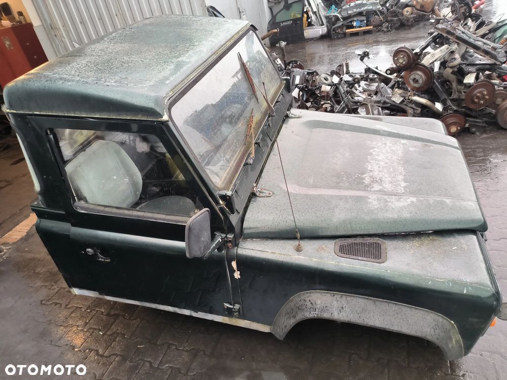 Kabina Land Rover Defender 110 Pickup maska błotnik grill drzwi - 6