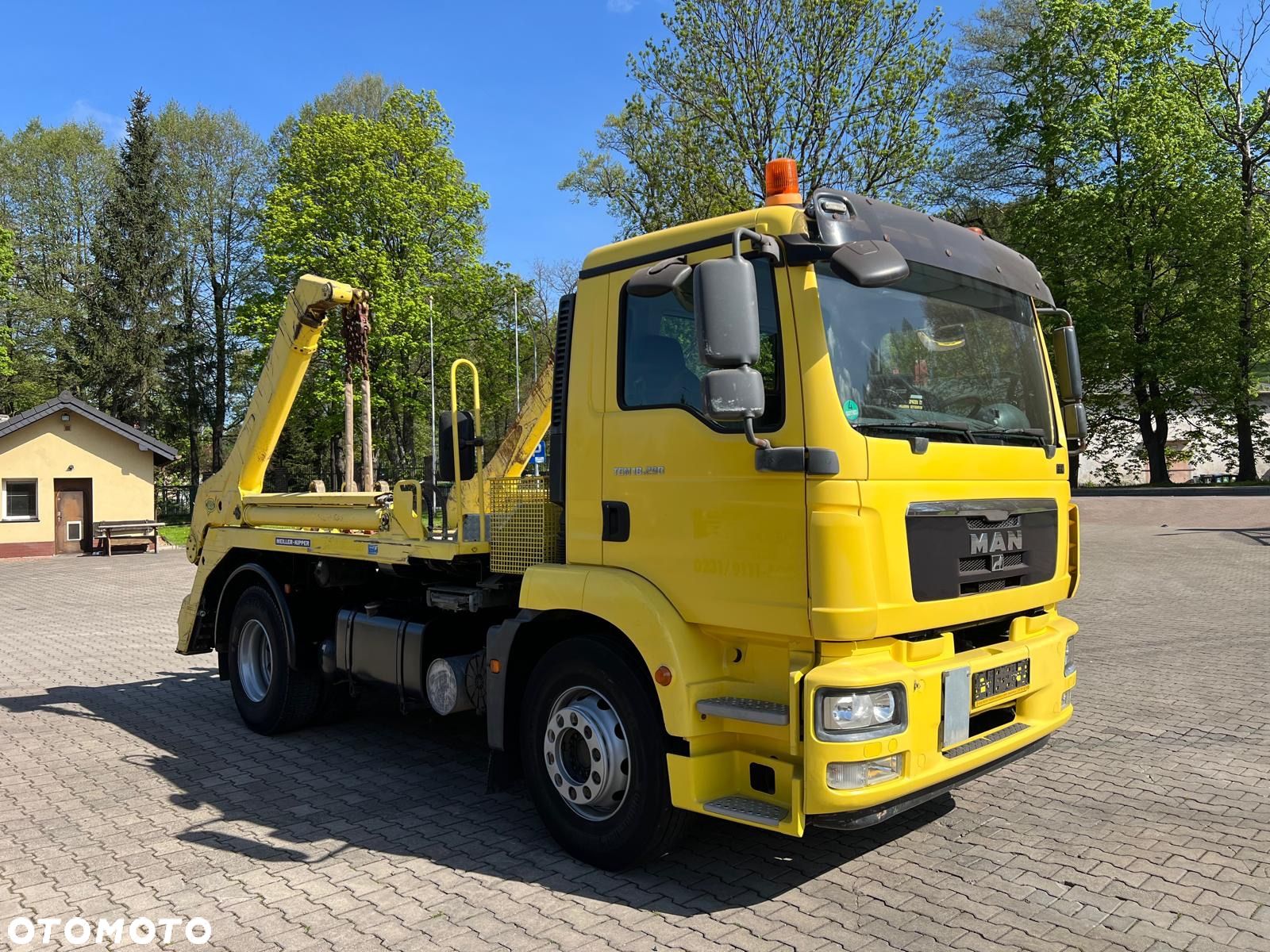 MAN 18.290 TGM bramowiec, MEILLER, pilot, 290 KM, 320 t.km.! - 1