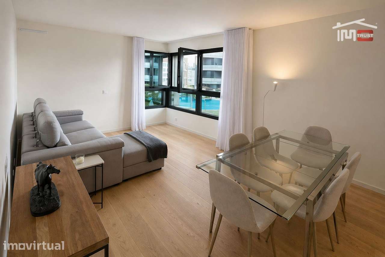 Apartamento T2 Parque das Nações - Varanda e Vista Rio no Empreendi... - Grande imagem: 4/15