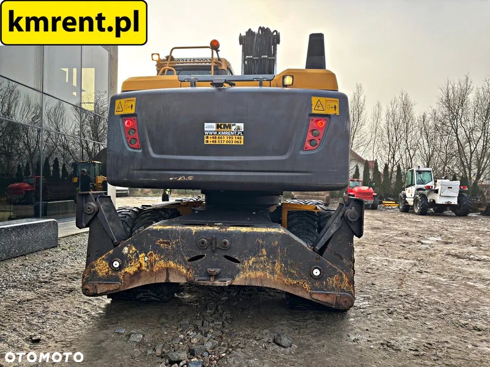 Volvo EW 140 D KOPARKA KOŁOWA GŁOWICA OBROTOWA ZE SZCZYPCAMI 2012R | Volvo ew160 , komatsu pw148 , JCB 145 175 , cat 313 316 , mecalac 15mwr - 18