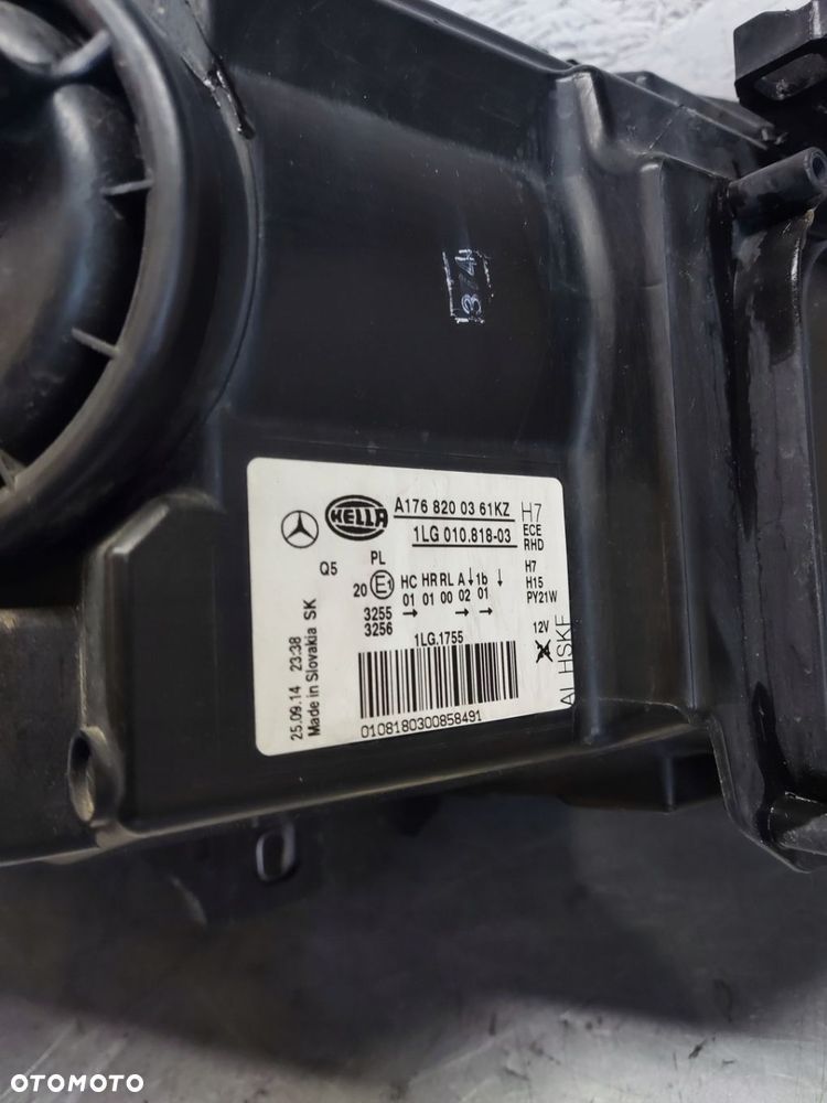MERCEDES A KLASA W176 LAMPA LEWA PRZEDNIA H7 UK - 12