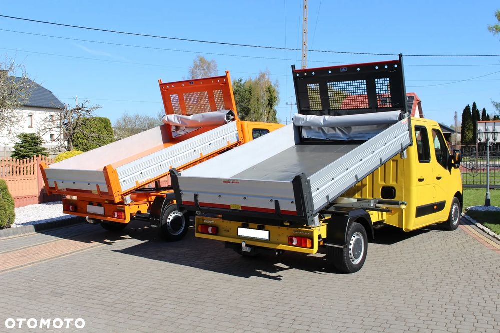 Renault MASTER / MOVANO / BRYGADÓWKA / DOKA / WYWROTKA / 6 OSÓB / POLSKI SALON / NISKI PRZEBIEG / - 4