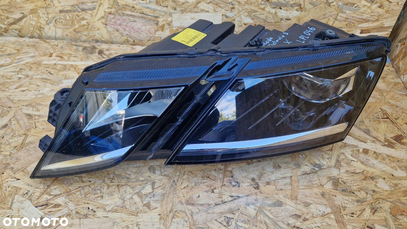 SKODA OCTAVIA 3 III LAMPA PRZÓD PRZEDNIA LEWA  EUROPA XENON 0E1941015D - 3