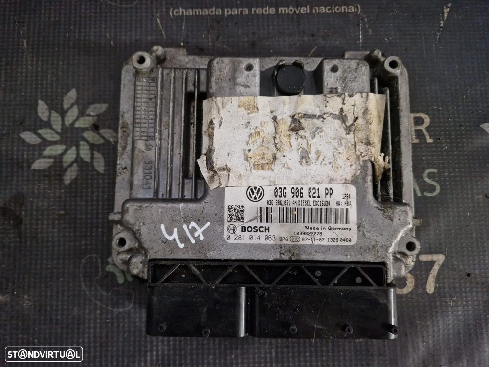 Centralina usada BOSCH 03G 906 021 PP VW GOLF V 2.0 TDI 140CV BKD