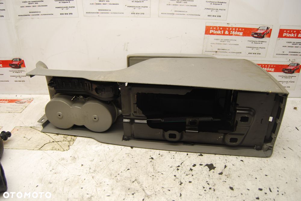 TUNEL ŚRODKOWY + PODŁOKIETNIK 3B1863323 VW PASSAT B5 LIFT KREMOWY/ CZARNY - 4