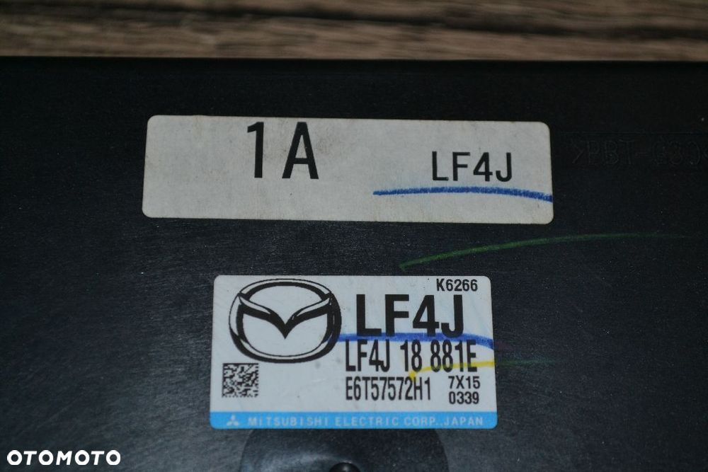 MAZDA 6 2,0 08-12 KOMPUTER STEROWNIK SILNIKA LF4J18881E E6T57572H1 - 2