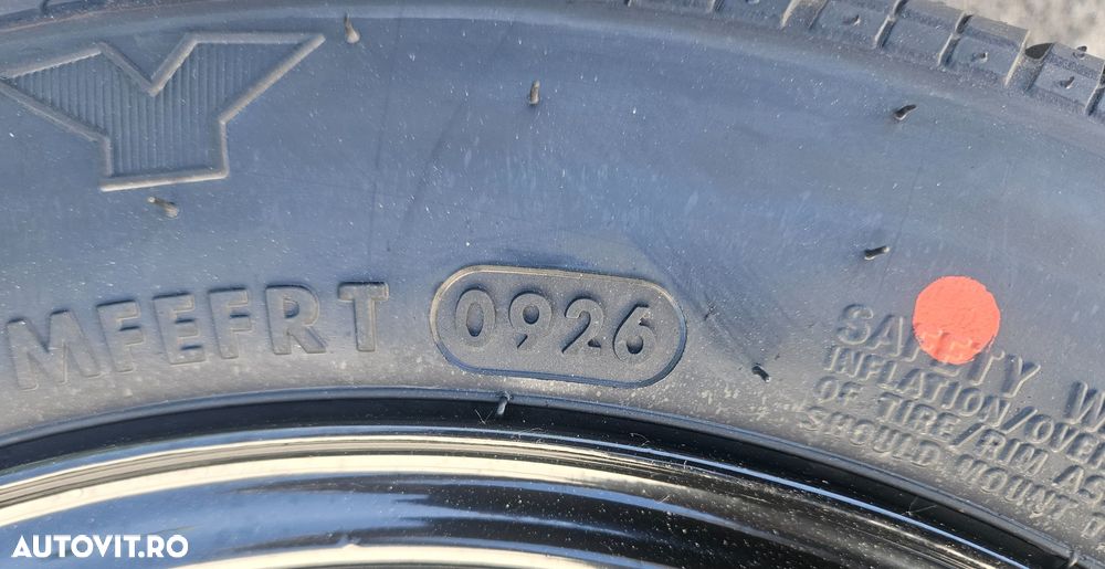 195/50 R13C Roata completa SECURITY 6Jx13 5x112 ET30 Valva metalica - 5
