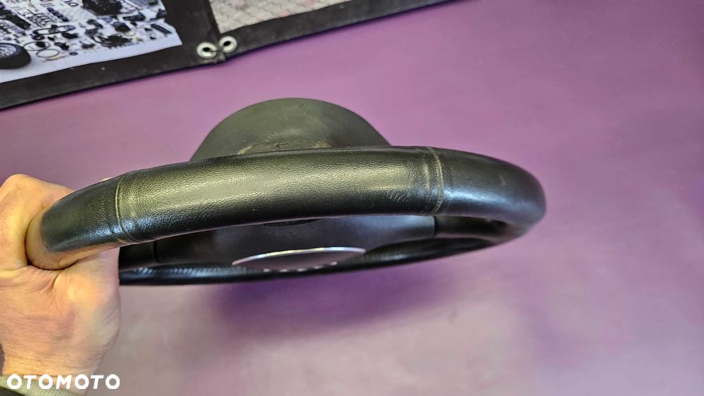 Kierownica Trzy 3 Ramienna Czarna Skóra Soul Air Bag Poduszka Kabel Wtyczka AUDI A4 B6 B7 - 22