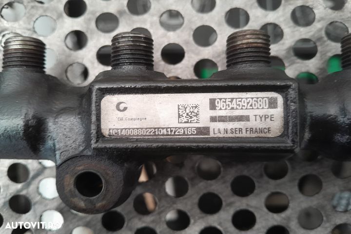 Rampa injectoare 1.6 HDI, 9654592680 Peugeot 307 1 [facelift] [2005 - - 2