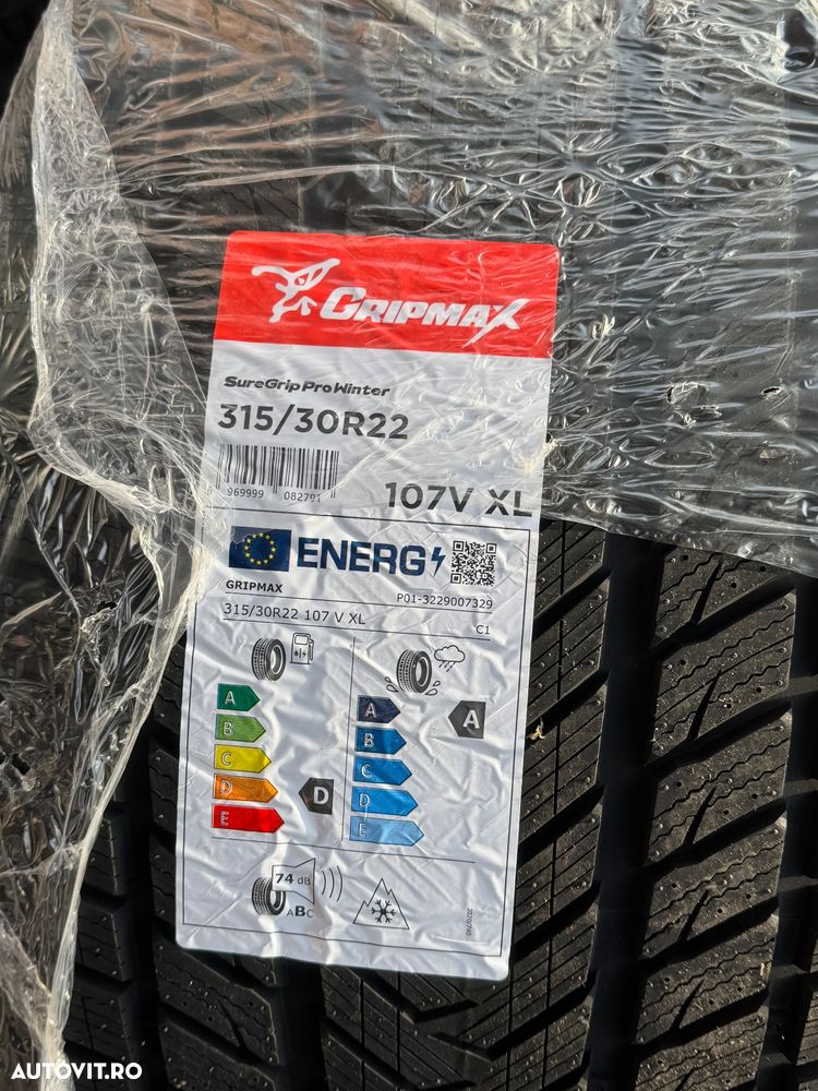 Vând set anvelope 275/35/22-315/30/22 gripmax de iarnă noi - 3