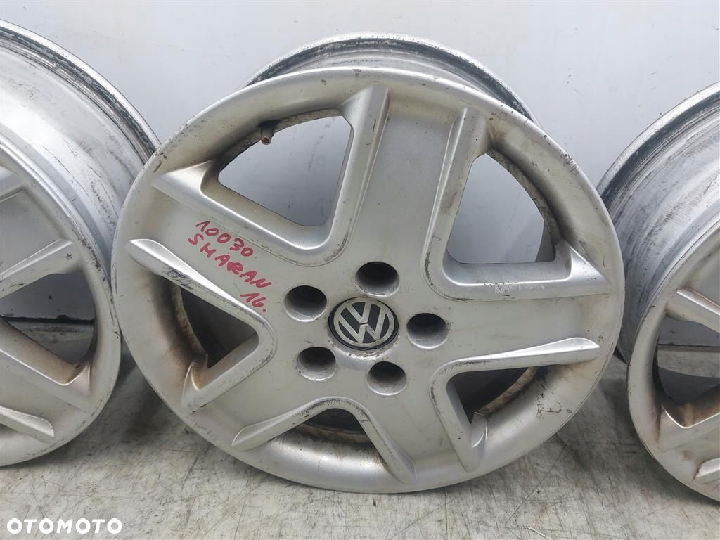 Alufelgi FELGI ALUMINIOWE VW Sharan I FL 7X16 5X110 KPL 4 SZT ORYGINAŁ - 10