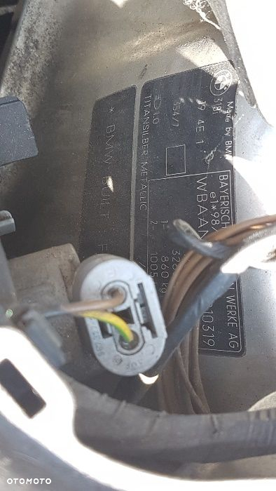 Błotnik BMW E46 maska zderzak drzwi klapa titansilber metallic - 4