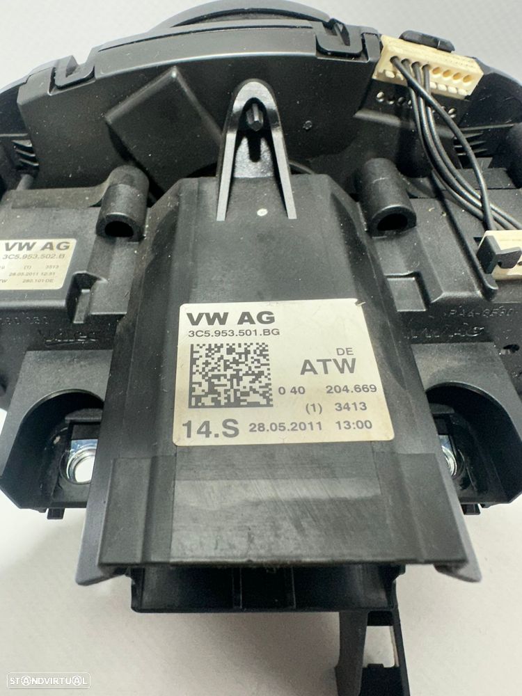 .Fita Airbag Comutador Piscas Luzes Original VW Volkswagen Passat 3C5953501BG 2005 - 2015 - 7