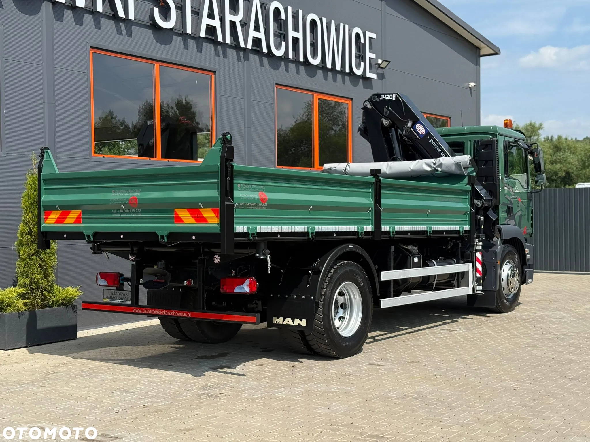 MAN TGM TGL TGS 18.250 // E5 // wywrotka 3-S + HDS HMF 1420 - K2 // budowlanka // energetyka //żuraw dzwig kran crane // Świeżo sprowadzony - 8