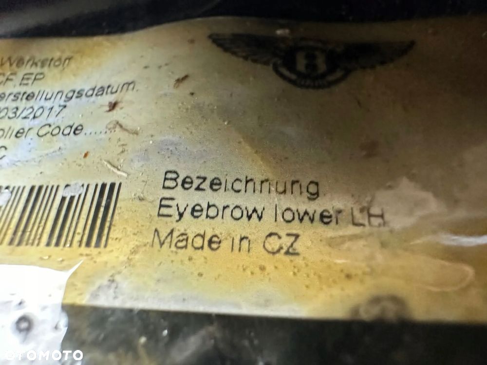 ZAŚLEPKA HAKA PRZÓD Bentley Continental SUPERSPORTS 2018 ORYGINAŁ CARBON - 3