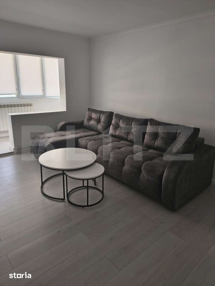 Apartament modern 3 camere, 72 mp, 2 balcoane, etaj 3 – zona 1 Mai