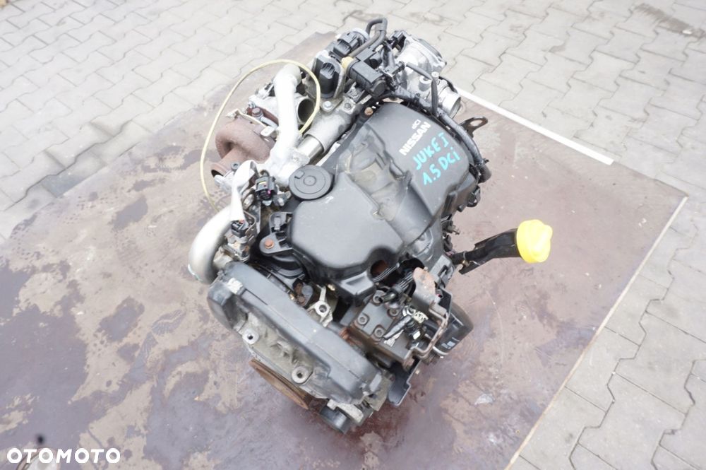 SILNIK NISSAN JUKE F15 1.5 DCI K9K 636 K9K636 83 TYŚ KM KOMPLETNY - 2