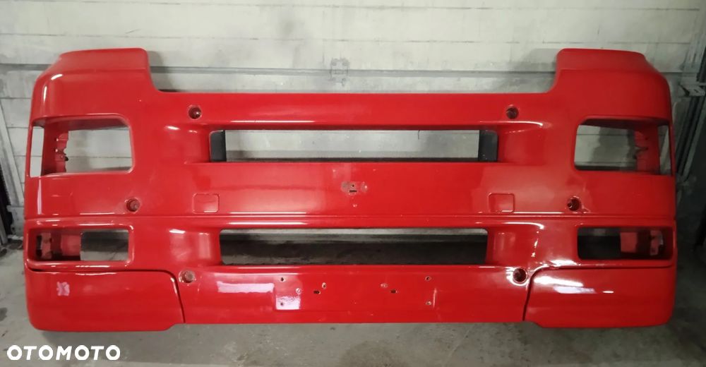 Zderzak MAN TGA czerwony niebieski czarny - 2